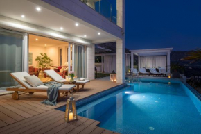Infinity pool and seaview villa